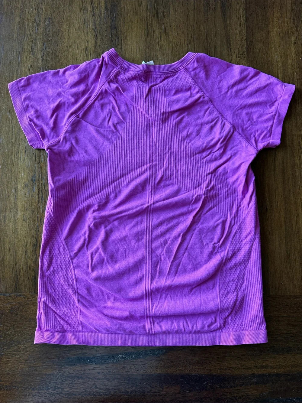 DSG Girls' Short Sleeve Active Tee - Purple- size 8/9 - Picture 3 of 4